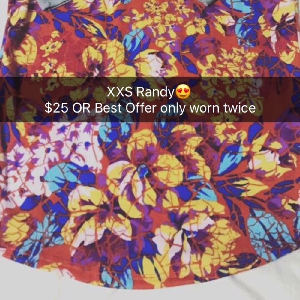 LulaRoe XXS Randy - Picture 3 of 4